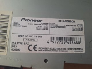 Radio Coche Pioneer KEH-P2830R
