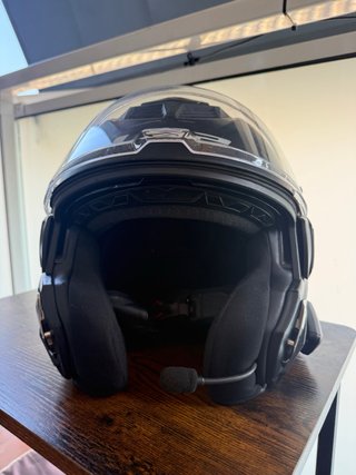 Casco Moto Modular LS2 ADVANT Negro Mate