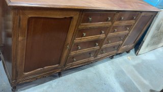 Aparador RESTAURADO comoda  madera  217 cms