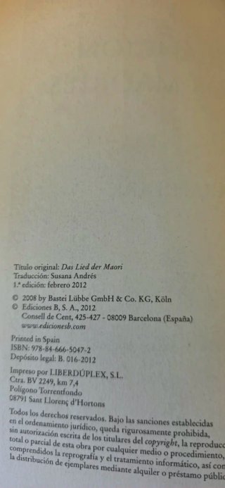 La canción de los maoríes