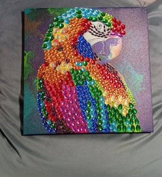 Quadro Diamante Pappagallo Multicolore