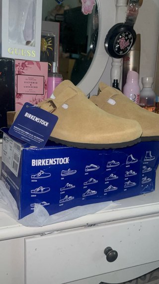 Zuecos Birkenstock Mujer Beige/Marrón