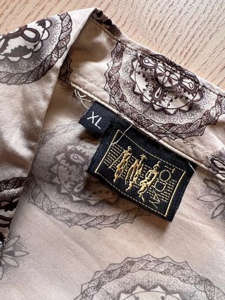 Today Blouse 100% Silk Printed XL Excellent Condition