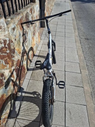 Bicicleta Monty Trial Plata