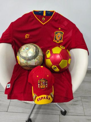 Maglietta, Palloni e Berretto Spagna