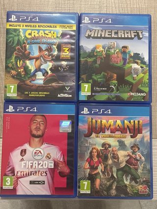 Consola PS4 Slim 1TB Negra +2 mandos y juegos