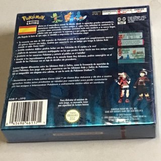 Pokémon Zafiro Game Boy Advance Nintendo