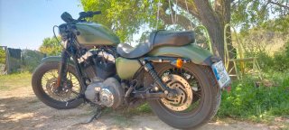 Harley Davidson Custom Verde/Negra