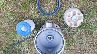 Bomba con filtro para piscina