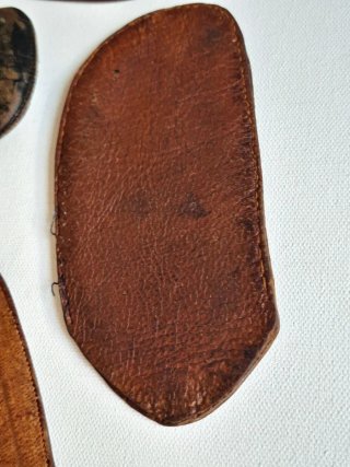 Lote 4 Fundas Gafas Cuero Vintage 1920-30