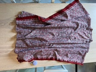 100% Silk Kaftan Tunic Boho Excellent Condition