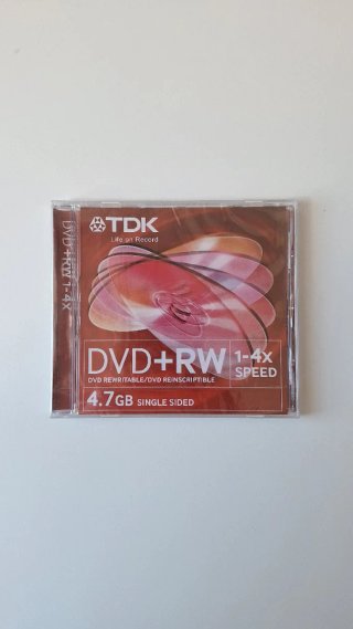 Set 8 DVD TDK: 7 DVD-R + 1 DVD-RW