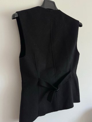 Colete Massimo Dutti Preto Novo c/ Etiqueta