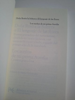 Doña Rosita la soltera o El lenguaje de las flores