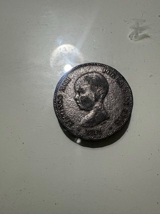 Moneda 5 Pesetas 1891