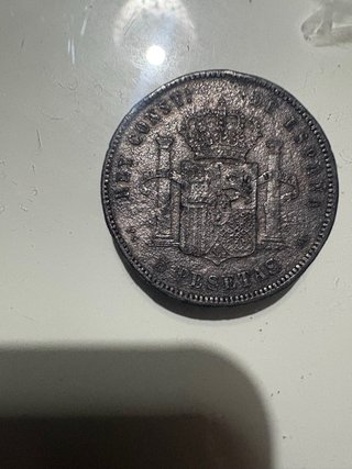 Moneda 5 Pesetas 1891