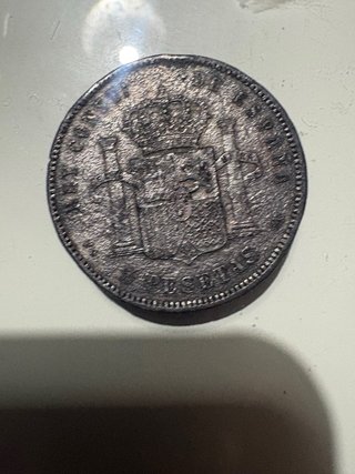 Moneda 5 Pesetas 1891
