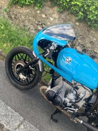 BMW R100 RS Cafe Racer Blu