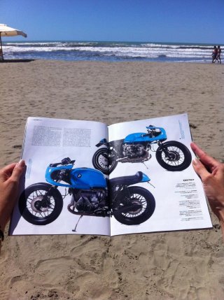 BMW R100 RS Cafe Racer Blu