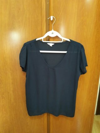 Camiseta manga corta Springfield azul talla L