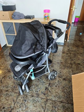 Coche de paseo, con accesorios
