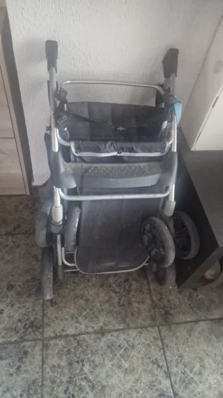 Coche, silla, carrito de paseo, con accesorios