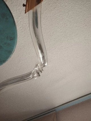 Lámpara de techo Prim cristal y metal