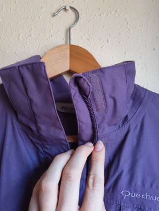 Chaqueta Quechua Morada Talla 44