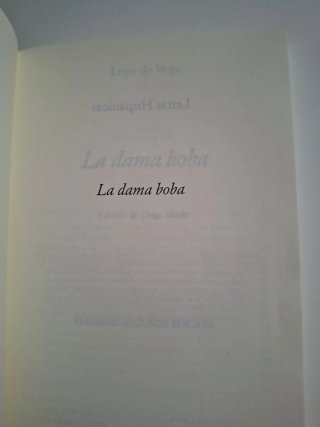 La dama boba