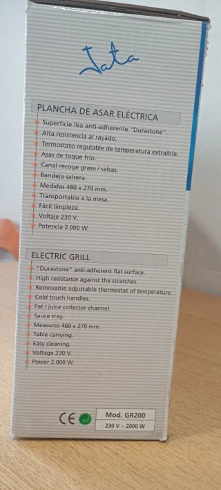 Plancha Eléctrica Jata