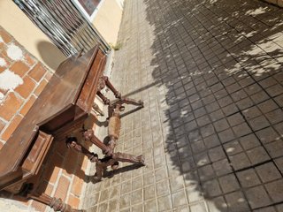 Escritorio antiguo madera maciza (a restaurar)