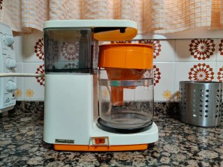Cafetera Melita Naranja/Blanca