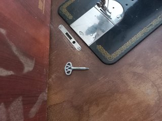 Máquina de coser Wertheim con mueble