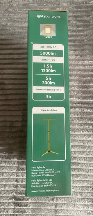 FOCO LED OBRA NUEVO SYLVANIA 45W 5000lm 4000K LED