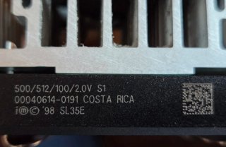Procesador Intel Pentium III 500mhz Slot 1