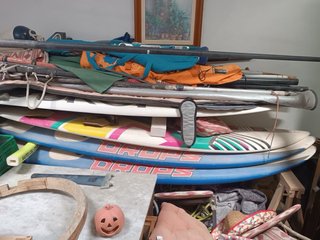 Lote Windsurf Tablas y Velas