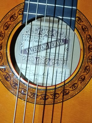 Chitarra flamenca Valeriano Bernal Padre 1ª Año 80