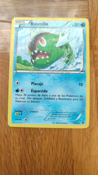 Carta Pokémon Basculin 2011 PV 80....
