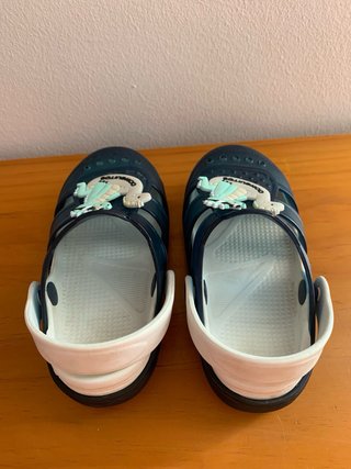 Chanclas niño Conguitos Talla 24 Azul Dinosaurio