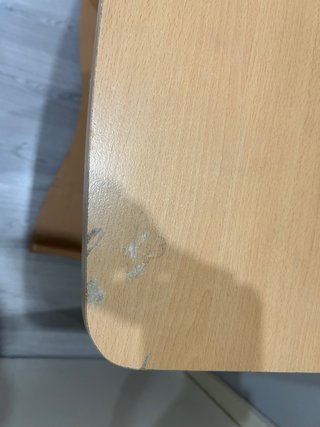 Escritorio madera y metal