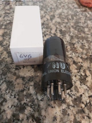 Valvola National Elettronic 6V6GT Made in USA Nuov