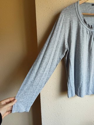 Punt Roma Camiseta Manga Larga Gris