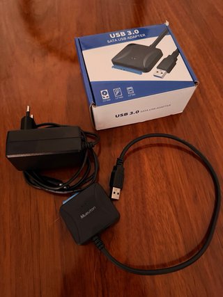 Disco Duro WD 1TB + Adaptador SATA USB 3.0