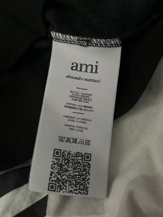 Sudadera Ami Paris Negra
