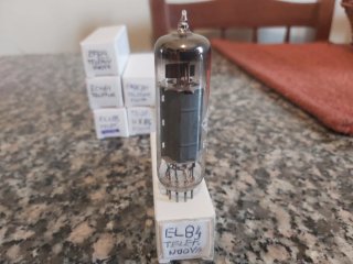 Valvola EL84 Telefunken nuova testata