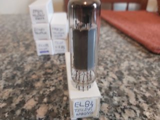Valvola EL84 Telefunken nuova testata