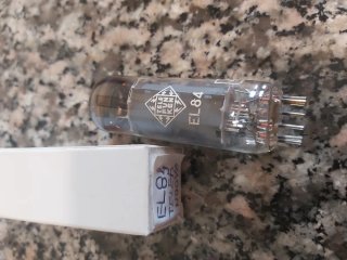 Valvola EL84 Telefunken nuova testata