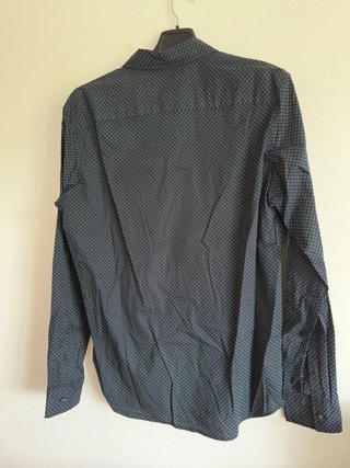 Camisa Michael Kors Homem Azul Padrão L