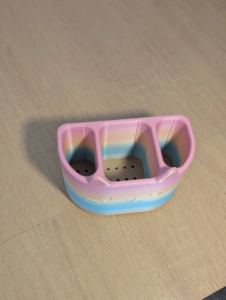 Porta escovas de dentes infantil gato