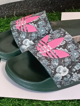 Chanclas Adidas Talla 38 Flores Rosas